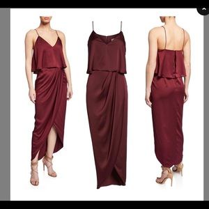 Shona Joy Luxe Frill Tulip Hem Maxi Dress